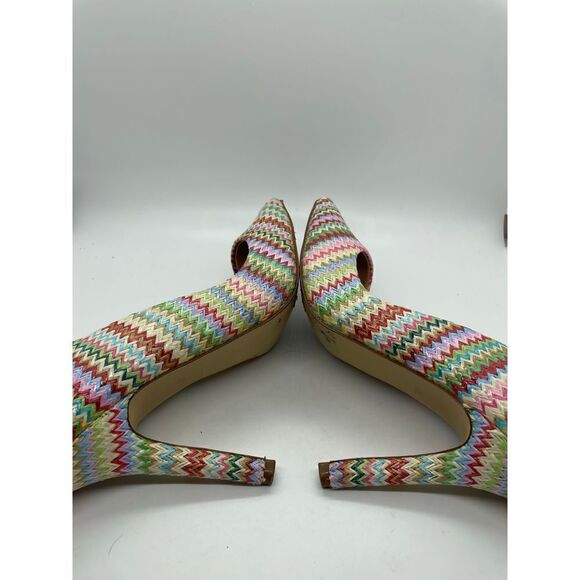 CHARLES BY CHARLES DAVID SWEETNESS PUMP Multi Colored Pattern Women’s Size 7.5 - Picture 7 of 11